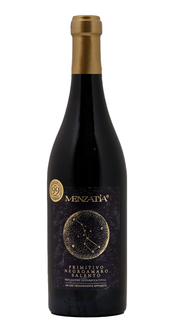 Menzatia Primitivo Negroamaro Blue Edition 2023 Menzatìa Meravino DE